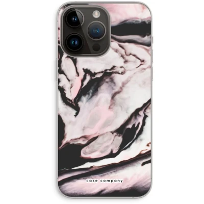 Afbeelding van Case Company® hoesje geschikt voor iPhone 14 Pro Max Roze stroom Soft Cover Telefoonhoesje Bescherming aan alle Kanten en Schermrand
