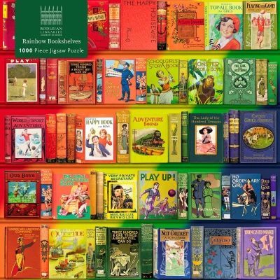 Afbeelding van Adult Jigsaw Puzzle Bodleian Libraries: Rainbow Bookshelves: 1000 Piece Puzzles