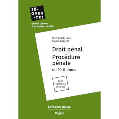 Afbeelding van DROIT PENAL PROCEDURE PENALE