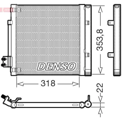 Afbeelding van Denso Airco condensor DCN99082