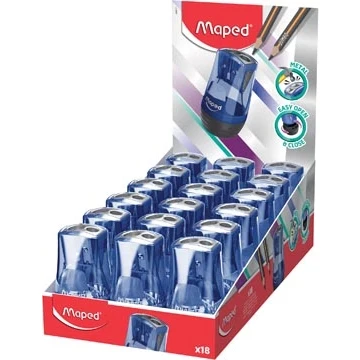 Afbeelding van Maped Potloodslijper Tonic Metal 2 gaats, doos van 18 stuks