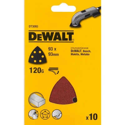 Image de Abrasif velcro 93x93mm pour ponceuses delta Dewalt
