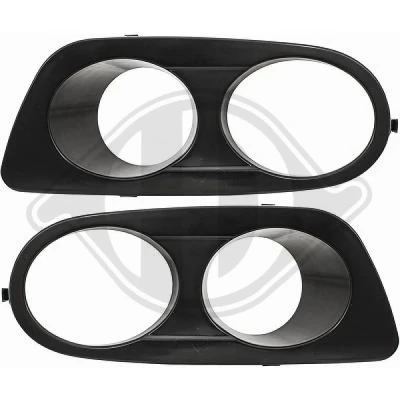 Afbeelding van DIEDERICHS ZUB00117 Frame, mistlamp BMW: 3 Saloon