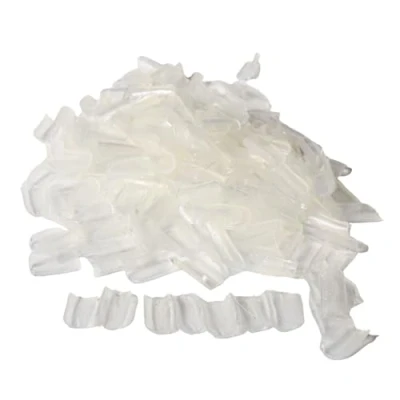 Afbeelding van hair2heart Keratine navullingen voor extensions Transparante Nuggets, Rebounds haarextensies 100 stuks, duurzaam en betrouwbaar in gebruik Onzichtbare verbindingen