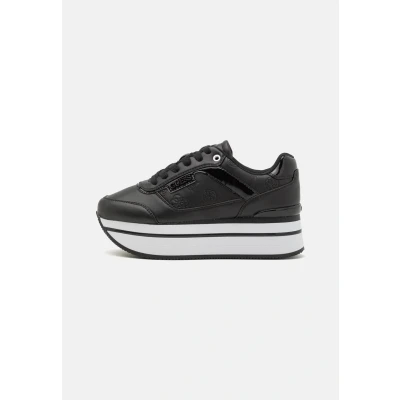 Afbeelding van Guess Hansin Sneakers laag, Dames, Maat: 38, Schwarz Kunststof