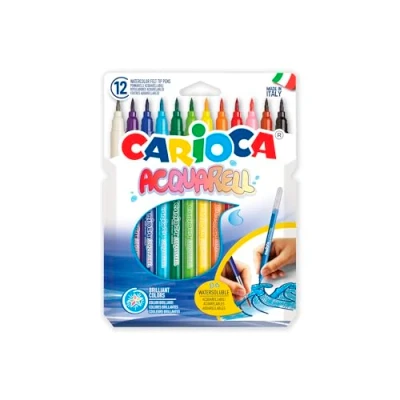 Afbeelding van Carioca 12 aquarel viltstiften