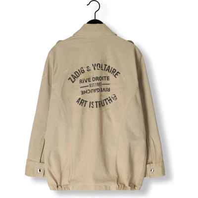 Afbeelding van Zadig &amp; Voltaire X60397 Jassen Jongens Zomerjas Creme Maat 152
