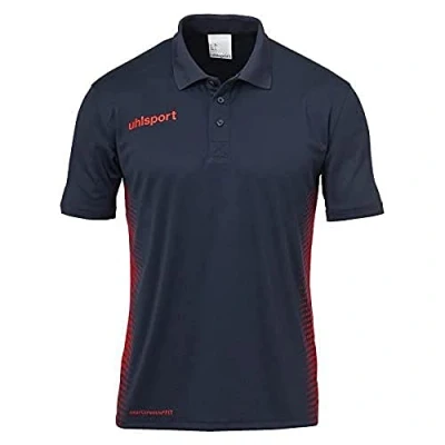 Afbeelding van Uhlsport Score Polo Shirt Kind Marine Fluo Rood Maat 164