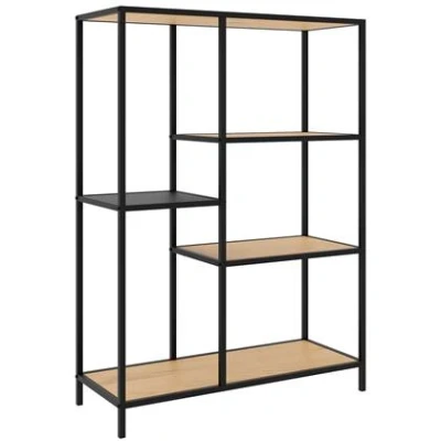 Afbeelding van Hygge Interiors Altino H112 Wandkast Eiken / Zwart