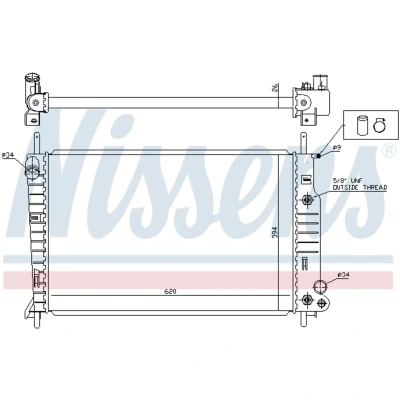 Afbeelding van Nissens Radiateur 62050