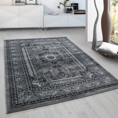 Afbeelding van Marrakesh Nahal Oosters Vloerkleed Grijs Laagpolig 80x150 cm