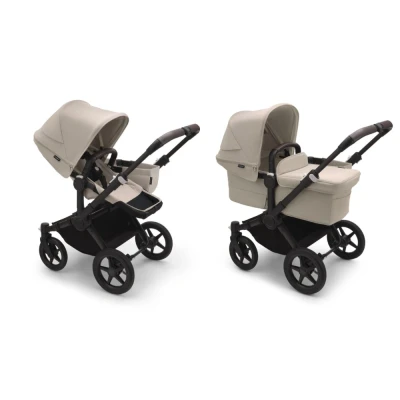 Afbeelding van Bugaboo Kinderwagen Donkey5 Mono Complete Black/Desert Taupe (Black Frame)