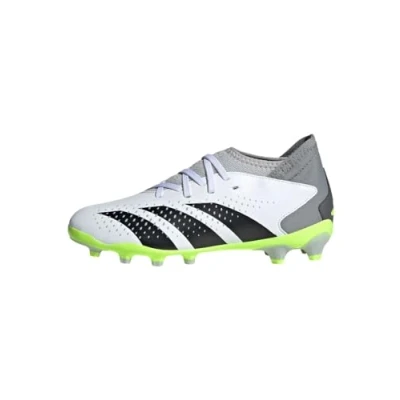 Afbeelding van adidas Performance Predator Accuracy 3 MG Unisex Voetbalschoenen met kunststof noppen voor kinderen, Maat: 29, Footwear white/core black/lucid lemon