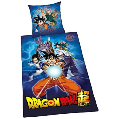 Afbeelding van Dragon Ball Super Duvet Set Characters 135 x 200 cm / 80