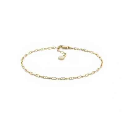 Afbeelding van Fossil JA7279710 Dames Enkelsieraad 23cm Goudkleurig