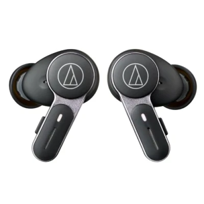 Image de Ecouteurs sans fil Audio Technica ATH TWX7BK Bluetooth avec réduction active du bruit Noir