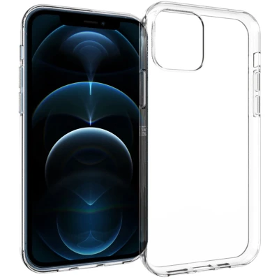 Afbeelding van Accezz Hoesje Geschikt voor iPhone 12 Pro Max Siliconen Clear Backcover Transparant