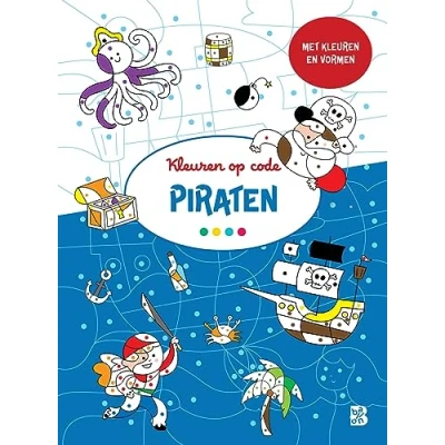 Afbeelding van Kleuren op code 1 Piraten