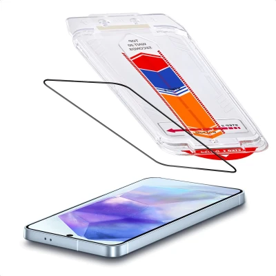 Afbeelding van Accezz Gehard Glas Screenprotector + Applicator voor de Samsung Galaxy A55
