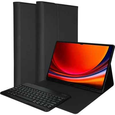 Afbeelding van Accezz QWERTY Bluetooth Keyboard Bookcase Geschikt voor de Samsung Galaxy Tab S9 Ultra 14.6 inch Zwart