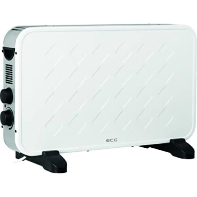 Afbeelding van ECG TK 2070 White, Paneelradiator, 1200/2000 W, TURBO