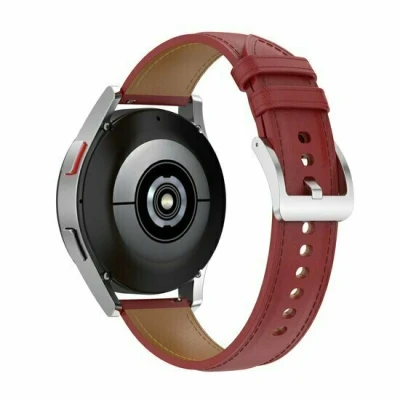 Afbeelding van Garmin Forerunner 255 Luxe leren bandje Bordeaux leather