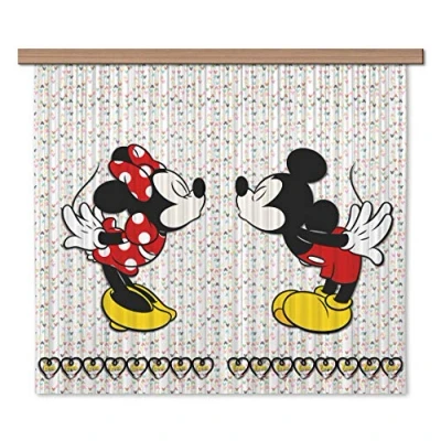 Image de Rideaux Minnie &amp; Mickey Disney Voilage : 180x160 cm