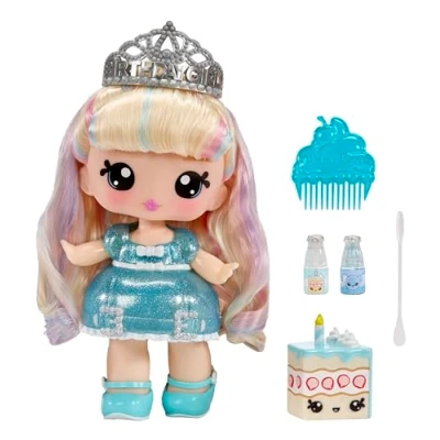 Afbeelding van Yummiland pop met lipglossdiertje Callie Birthday Cake 25 cm