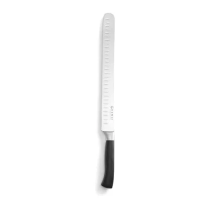 Afbeelding van Hendi Ham /zalmmes, X50CrMoV15 RVS;POM (Polyoxymethyleen), Zwart, 2(b)x43(d)x3(h)cm, 844328