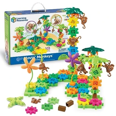 Afbeelding van Learning Resources Gears De gekke apen bouwspel