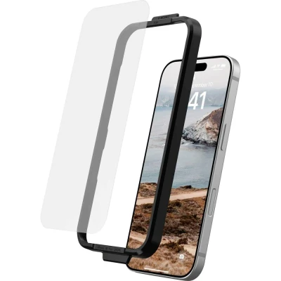 Afbeelding van Urban Armor Gear Tempered Glass Screenprotector (glas) iPhone 16 Pro 1 stuk(s) 14436211NA