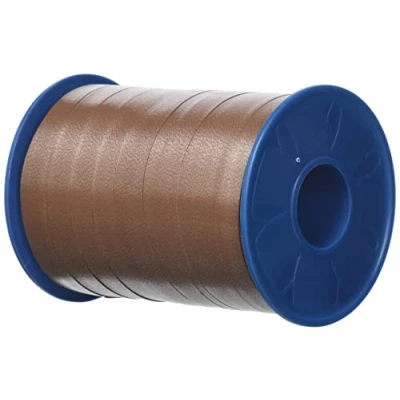 Afbeelding van C.E. Pattberg AMERICA Ruban Paquet Cadeau marron, 250 m de Bolduc pour Emballage, Largeur 10 mm, Accessoire Décoration &amp; Bricolage DIY, Décoratif Présents, en Toute Occasion