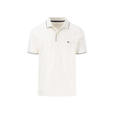 Afbeelding van Fynch Hatton Kurzarm Poloshirt, Heren, Maat: XL, Weiss