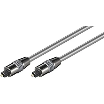 Afbeelding van Digitale optische Toslink audio kabel 6mm / zilver 1,5 meter
