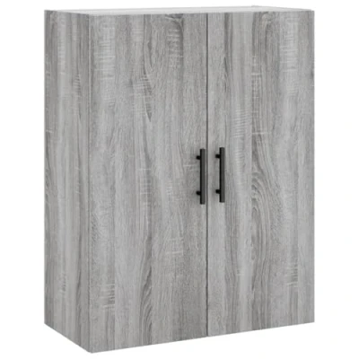 Image de vidaXL Armoire murale sonoma gris 69,5x34x90 cm