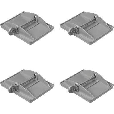 Afbeelding van Pro Plus Stabilisatievoeten XL met Pen 175 x 140 mm Grijs 4 stuks