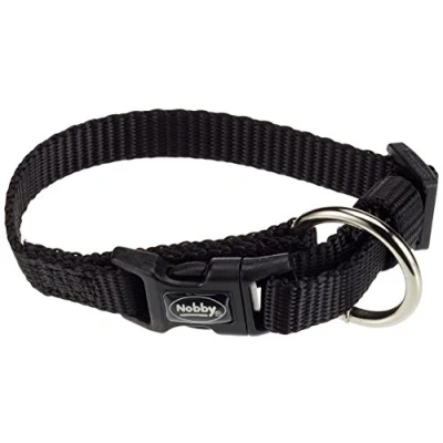 Afbeelding van Nobby halsband classic zwart 13 20 x 1 cm st