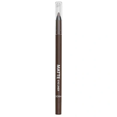 Afbeelding van GOSH Intensieve zwarte matte eyeliner, romige en zachte textuur voor eenvoudig gebruik, hoge dekking, ideaal rokerige ogen, perfect mascara, veganistisch parfumvrij, 014