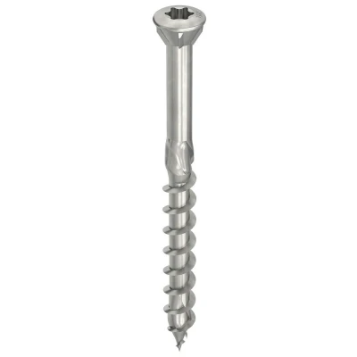 Afbeelding van HECO TOPIX Plus glaslatschroef 3,5x50mm lenskop RVS deeldraad T10 61652 (Per 200 stuks)