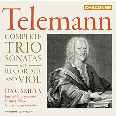 Afbeelding van Steven Devine, Da Camera Telemann: Recorder and Viol Trio Sonatas (CD)
