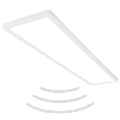 Afbeelding van Briloner Move LED badkamerlamp 7528416 Bewegingsmelder Indirect licht 3m bereik 120 graden detectie Spatbescherming 98 x 20 3 cm Wit
