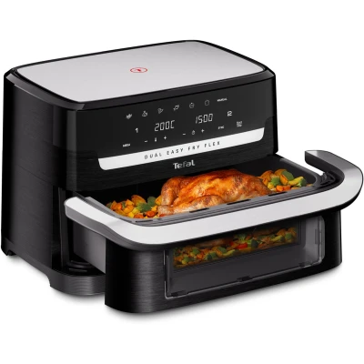 Afbeelding van Tefal Dual Easy Fry Flex EY9228 Airfryer 9L