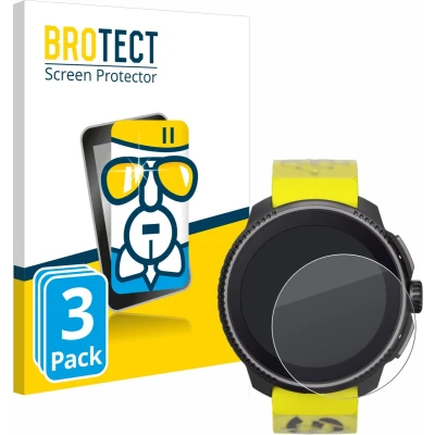 Afbeelding van BROTECT Screenprotector voor Suunto Race Folie Beschermfolie Beschermglas transparant (3 Stuks)