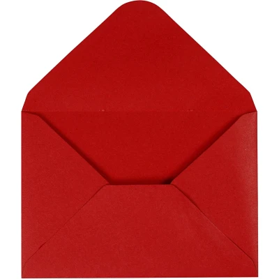 Afbeelding van Enveloppen 11,5 X 16 Cm 10 Stuks 110 gr Rood