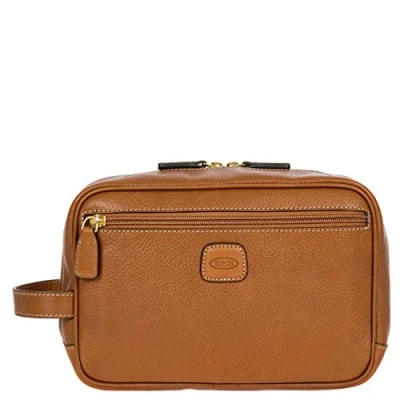Afbeelding van Bric&#039;s LIFE Pelle Toilettas, Maat: One Size, Cognac