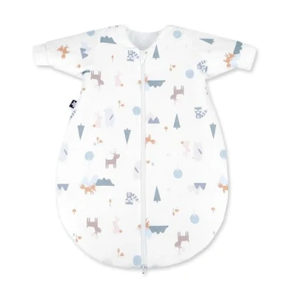 Afbeelding van Julius Zöllner Little Fox Baby winterslaapzak jersey katoen maat 62 standaard 100 by Oeko Tex