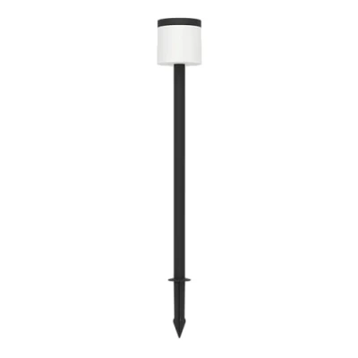 Afbeelding van EGLO Pantete Solar Priklamp Staande lamp Buiten zonne energie LED 115 cm Zwart/Wit