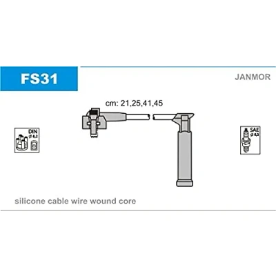 Afbeelding van JANMOR FS31 Bougiekabelset