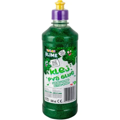 Afbeelding van TUBAN PVA lijm voor slijm, 500 ml, papierlijm, grappig, papier en karton, ideaal het maken van snijden, doe zelf, groen