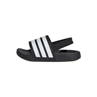 Afbeelding van adidas Sportswear Adilette Estrap Badslippers core black cloud white voor kinderen, Maat: 19,